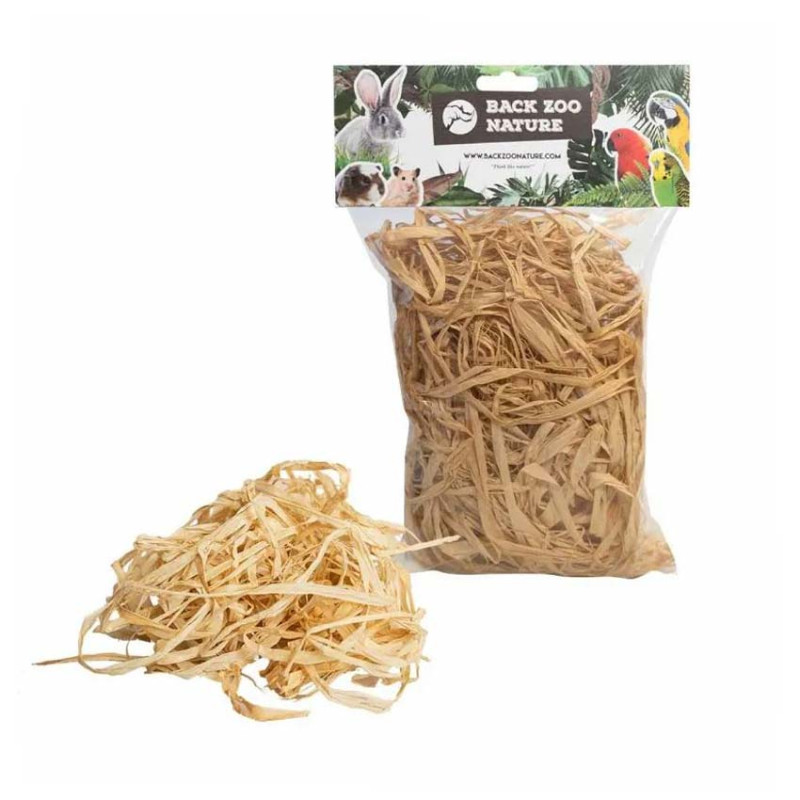 Morceaux de Fibres de Raphia Découpées - 50 gr Morceaux de Fibres de Raphia Découpées - 50 gr