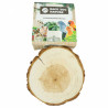 Rondin de Bois Naturel - Jouet Perruche