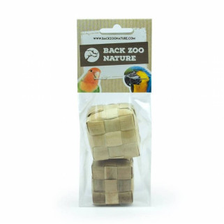 Cubes en Feuille de Palmier Small (Lot de 2) - Pièce de Jouet pour Oiseaux