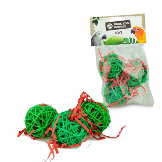 Green Stuffed Balls - Lot de 3