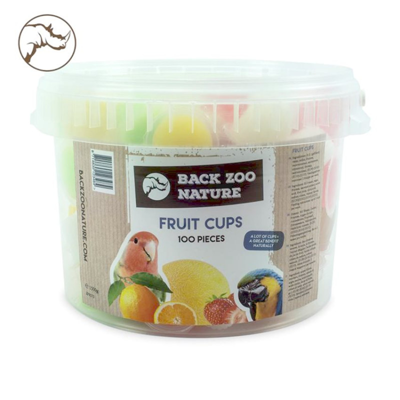 Fruit Cups - Gelée au Fruit - Boite de 100 Parfums Assortis (Banane, Fraise, Orange, Melon, Yaourt, Miel) Fruit Cups - Gelée au Fruit - Boite de 100 Parfums Assortis (Banane, Fraise, Orange, Melon, Yaourt, Miel)
