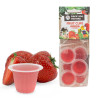 Fruit Cups - Gelée au Fruit Parfum Fraise - Lot de 6 Pièces