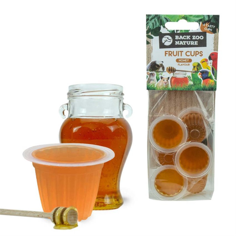 Fruit Cups - Gelée au Miel - Lot de 6 Pièces