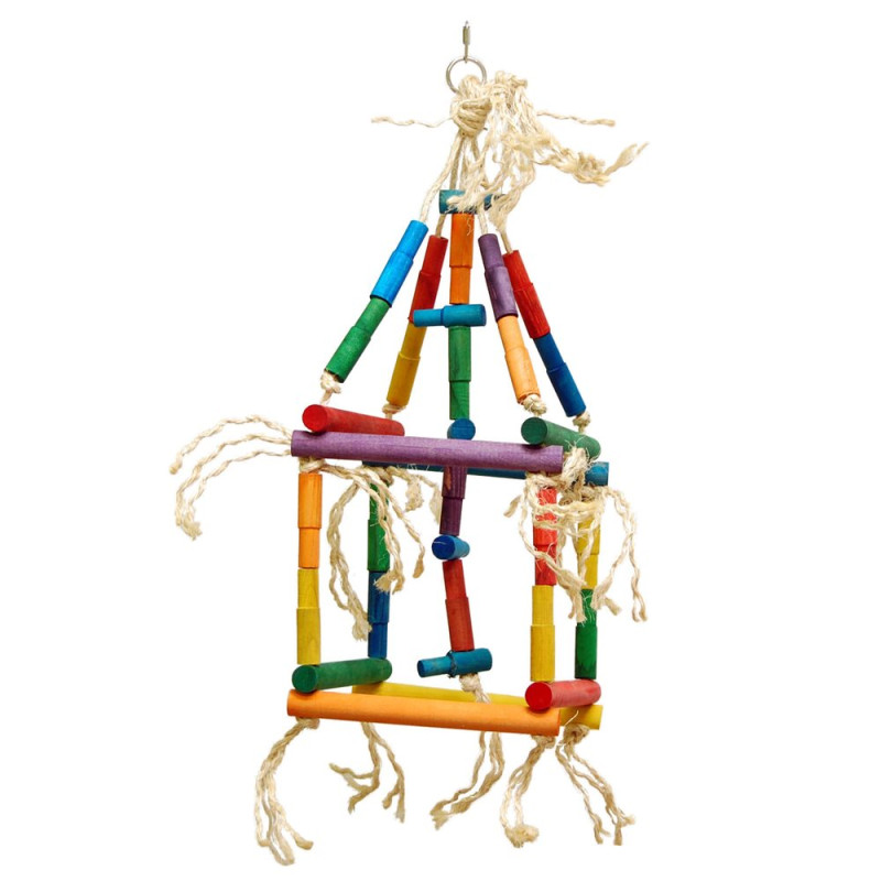 CUBE SIMPLE MOYEN PERROQUET