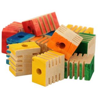 Zoo-Max - Groovy blocs - Pièce de Jouet pour perroquet - 12 Pièces