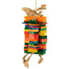 Zoo-Max - Funky - Jouet en bois coloré pour Perroquets