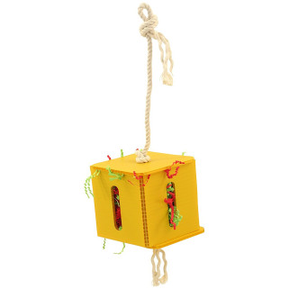 Zoo-Max - Crinkle Paper Cube Large - Jouet Perruche