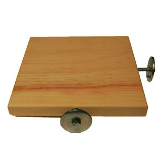 Zoo-Max - Plateforme d'Angle de Cage en Bois - Jouet Perroquet