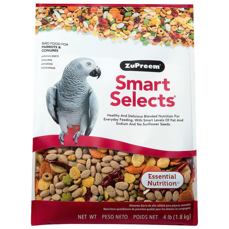 Mélange Zupreem Smart Select Perroquet / Conure - 1.8 kg Mélange Zupreem Smart Select Perroquet / Conure - 1.8 kg