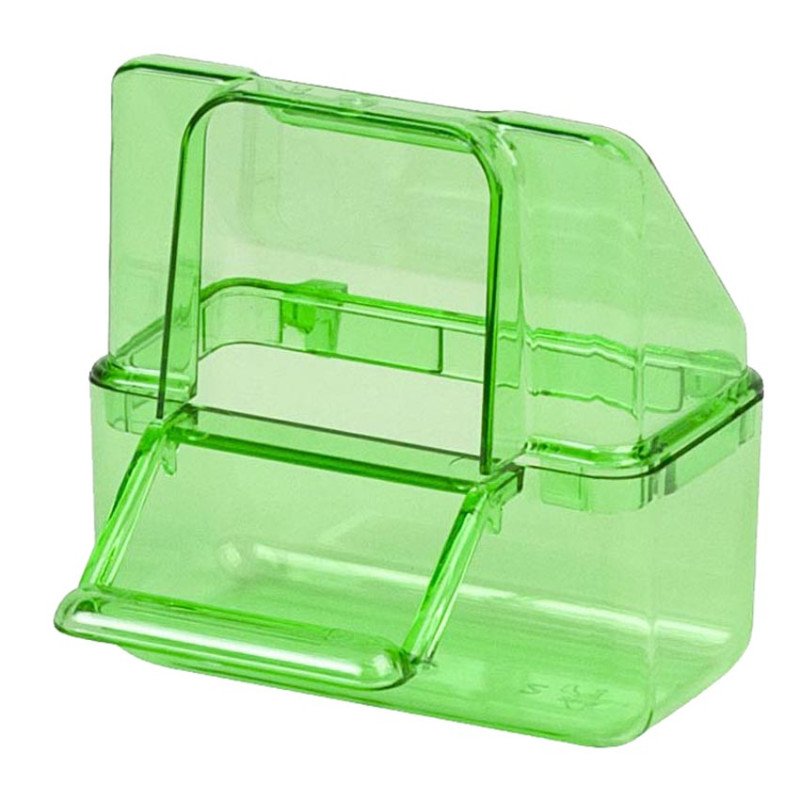 2GR - Mangeoire Italienne Extérieure en Plastique Vert 2GR - Mangeoire Italienne Extérieure en Plastique Vert