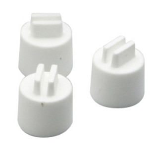 Embout en Plastique Blanc pour Perchoir Bois ou Plastique - Diamètre 10 mm