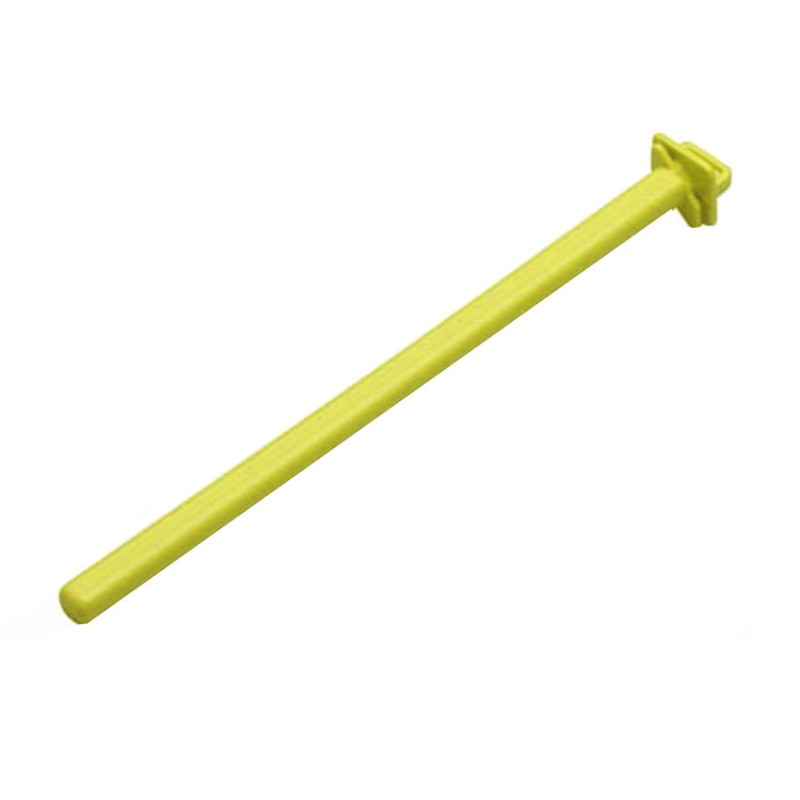 Perchoir Automatique en Plastique Jaune Rainuré - 22 cm Perchoir Automatique en Plastique Jaune Rainuré - 22 cm