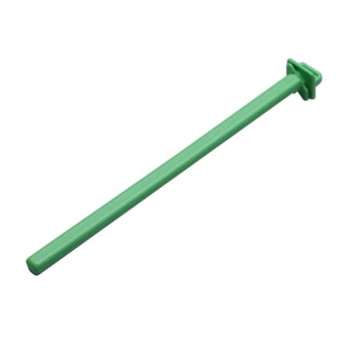 Perchoir Automatique en Plastique Vert Rainuré - 22 cm