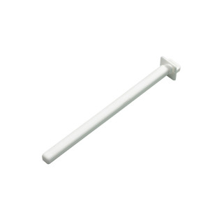 Perchoir Automatique en Plastique Blanc Rainuré - 18 cm