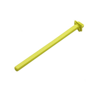 Perchoir Automatique en Plastique Jaune Rainuré - 18 cm
