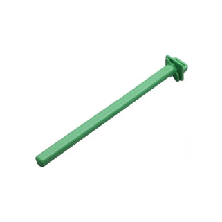 Perchoir Automatique en Plastique Vert Rainuré - 18 cm