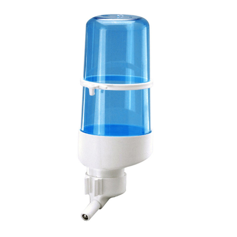 Abreuvoir Biberon à Bille Bleu pour Barreaux Verticaux - 400 ml Abreuvoir Biberon à Bille Bleu pour Barreaux Verticaux - 400 ml