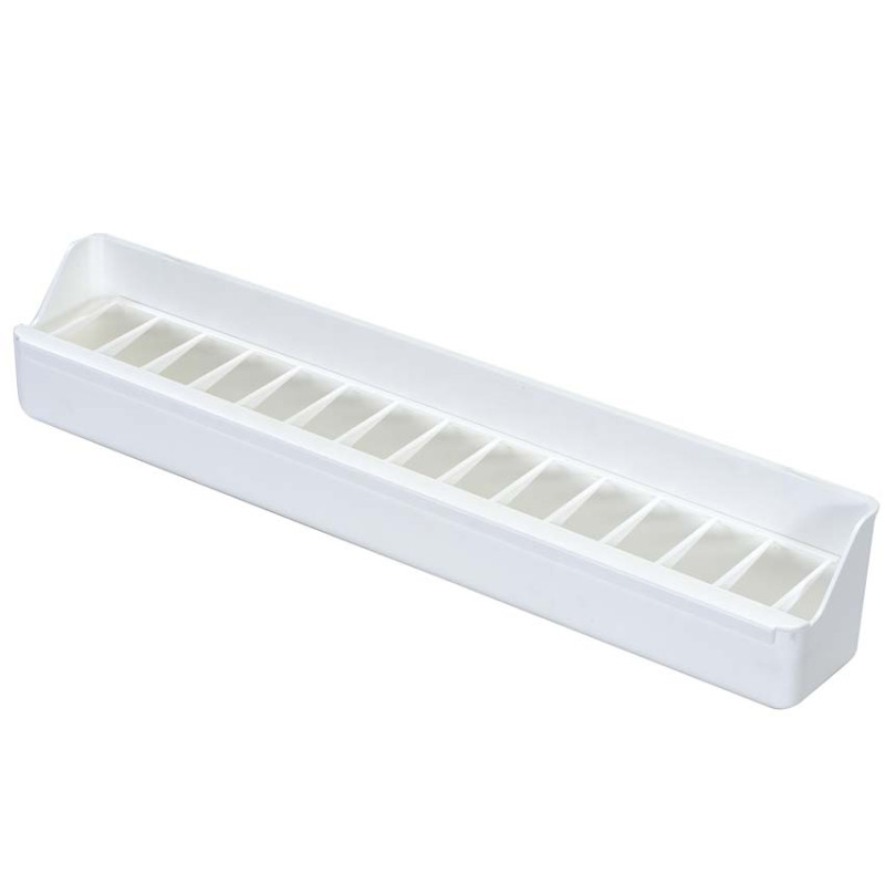 Mangeoire à Râtelier en Plastique Blanc pour support 2GR 410 Mangeoire à Râtelier en Plastique Blanc pour support 2GR 410
