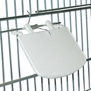 Porte de Cage Articulée en Plastique Opaque