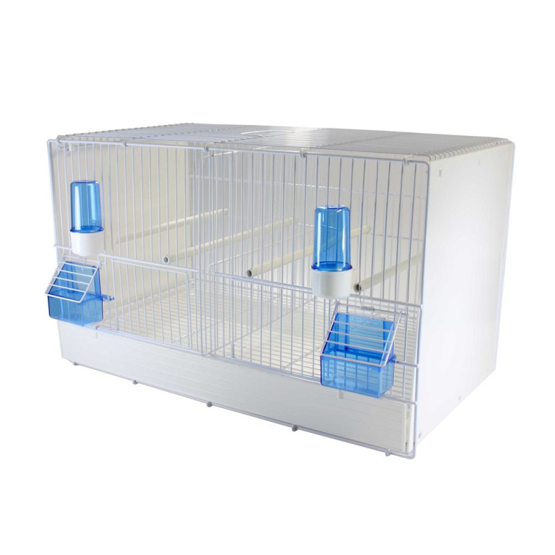 2GR - Cage de Reproduction pour Canaris et Exotiques avec Côtés en Plastique 2GR - Cage de Reproduction pour Canaris et Exotiques avec Côtés en Plastique