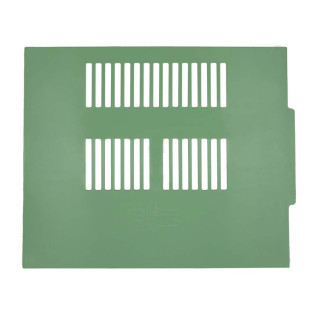 2GR - Plaque de Séparation en Plastique Ajourée pour Cages 90 ou 120 cm - Verte