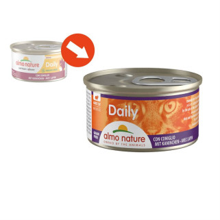 Almo Nature - Daily Mousse au Lapin pour Chat - 85 gr