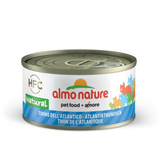 Almo Nature - Pâtée HFC Natural au Thon de l'Atlantique pour Chat - 70 gr