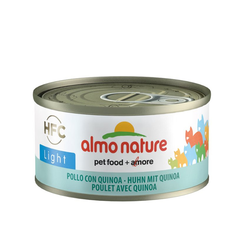 Almo Nature - Pâtée HFC Light au Poulet et Quinoa pour Chat - 70 gr Almo Nature - Pâtée HFC Light au Poulet et Quinoa pour Chat - 70 gr