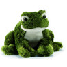 Anima - Peluche de Collection Grenouille verte (Assise ou Couchée) - 18 cm