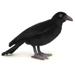 Hansa - Peluche de Collection Corbeau - 18 cm