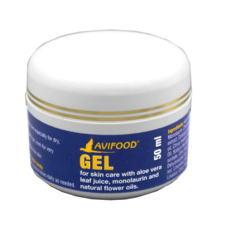 Avifood Gel - Baume de Soin Cutané à l'Aloé Vera pour Oiseaux - 50 ml