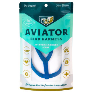 Harnais Grande Perruche et Petit Perroquet AVIATOR - X-Small