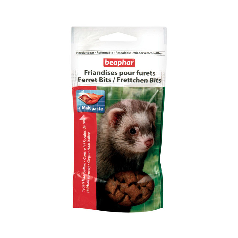 Beaphar - Friandises au Malt pour Furets, Anti Boules de Poil - 35 gr Beaphar - Friandises au Malt pour Furets, Anti Boules de Poil - 35 gr