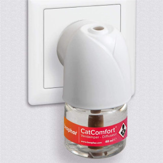Beaphar - Diffuseur et Recharge aux Phéromones Apaisantes Cat Comfort - Chat et Chaton