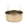 Mangeoire Inox Ronde avec Fixation à Crochets Ø 9 cm - 280 ml