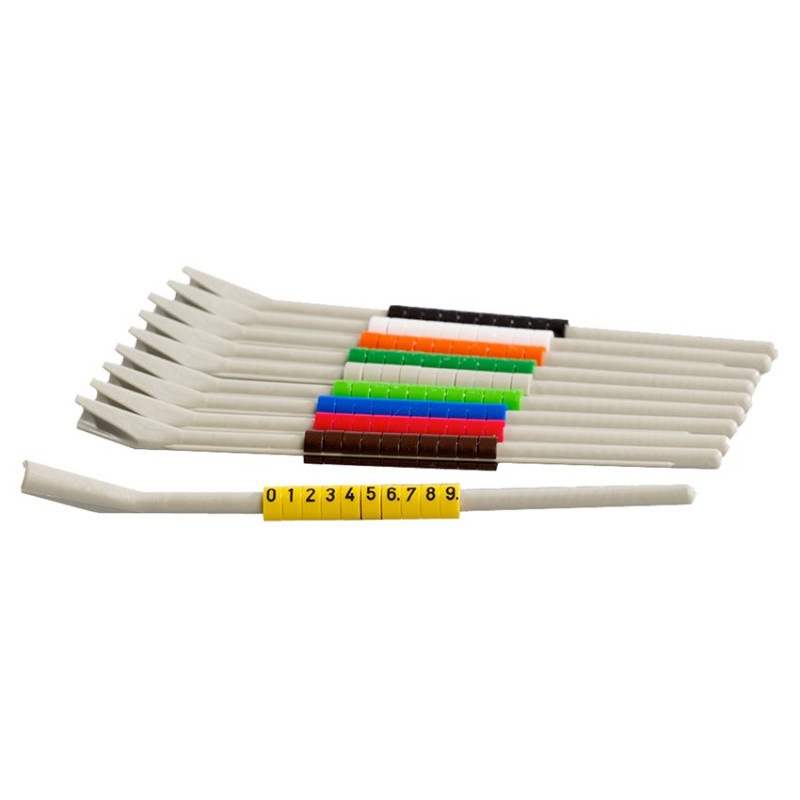 Bagues Ouvertes en Plastique - diamètre 4 mm - Lot de 100 Bagues Ouvertes en Plastique - diamètre 4 mm - Lot de 100