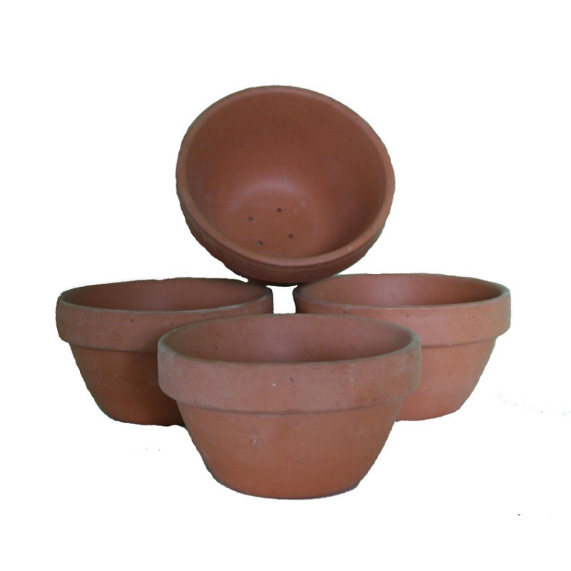 Nid en terre cuite avec crochets métaliques pour Canaris et Oiseaux Exotiques - Ø11,5 cm Nid en terre cuite avec crochets métaliques pour Canaris et Oiseaux Exotiques - Ø11,5 cm