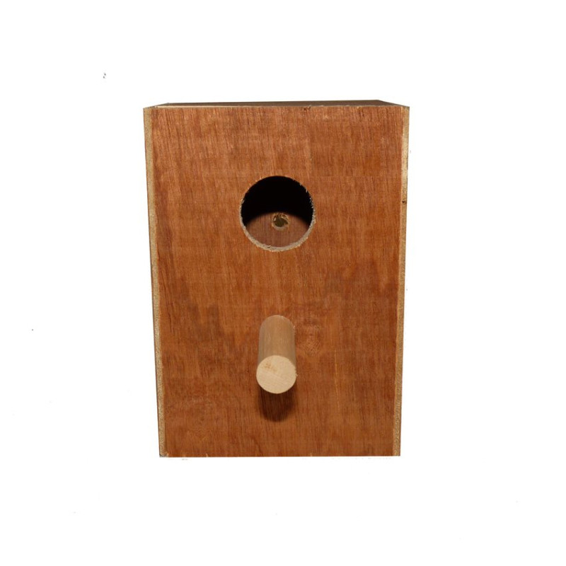 Nid en Bois Vertical pour Oiseaux Exotiques Nid en Bois Vertical pour Oiseaux Exotiques