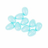 Petit Oeuf Factice en Plastique Bleu - Dim : L1.9 x Ø 1.3 cm