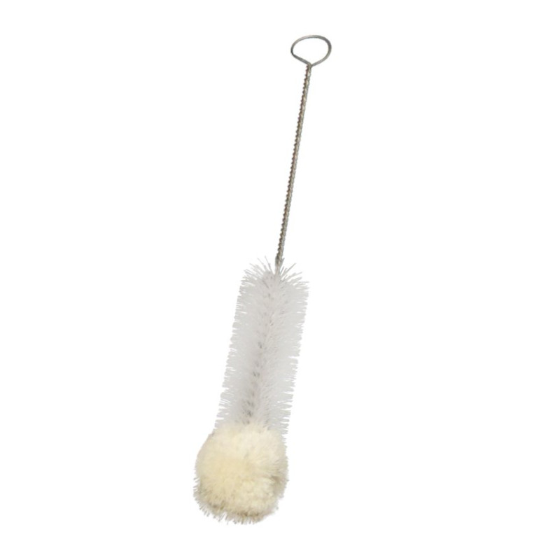 Goupillon Brosse avec Tête en Fibres de Coton Small - Ø2,6 x 26 cm Goupillon Brosse avec Tête en Fibres de Coton Small - Ø2,6 x 26 cm