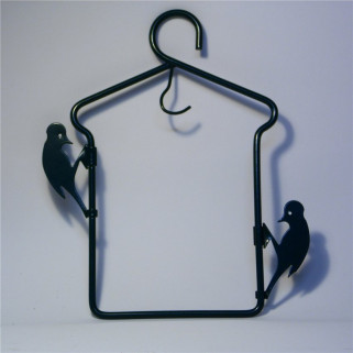 Porte Boule de Graisse Métallique pour Oiseaux du Ciel