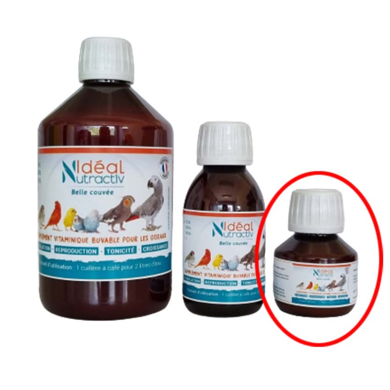 Belle Couvée 45 ml - Complément en Vitamine E Liquide pour Oiseaux