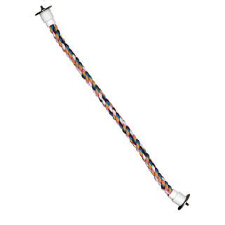 Perchoir Semi-Rigide en Coton pour Petites et Grandes Perruches - Medium - 81 cm x 2 cm