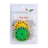 Disques multicolores Perforés en Plastique - Pièce de Jouet pour Oiseaux - 10 pièces