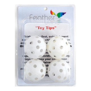 Grosses Balles Perforées en Plastique - Pièces de Jouet pour Oiseaux - 4 Pièces
