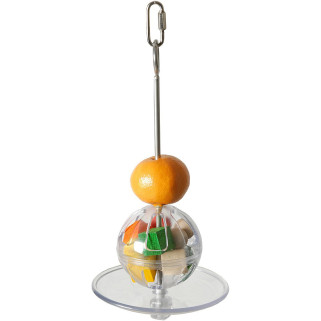 Buffet Ball Suspendu - Distributeur Alimentaire pour Perroquet