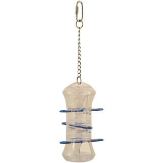Jouet de Foraging Push & Pull - Distributeur Alimentaire pour Grande Perruche et Perroquet