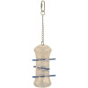 Jouet de Foraging Push & Pull - Distributeur Alimentaire pour Grande Perruche et Perroquet