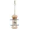 Jouet de Foraging Push & Pull - Distributeur Alimentaire pour Grande Perruche et Perroquet