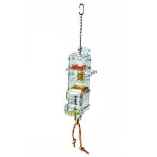 Jouet de Foraging Tug'n Slide - Distributeur Alimentaire pour perroquets
